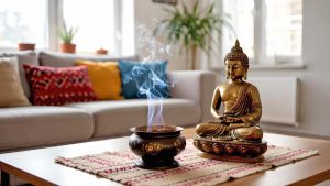 Positive Energie Zuhause räuchern